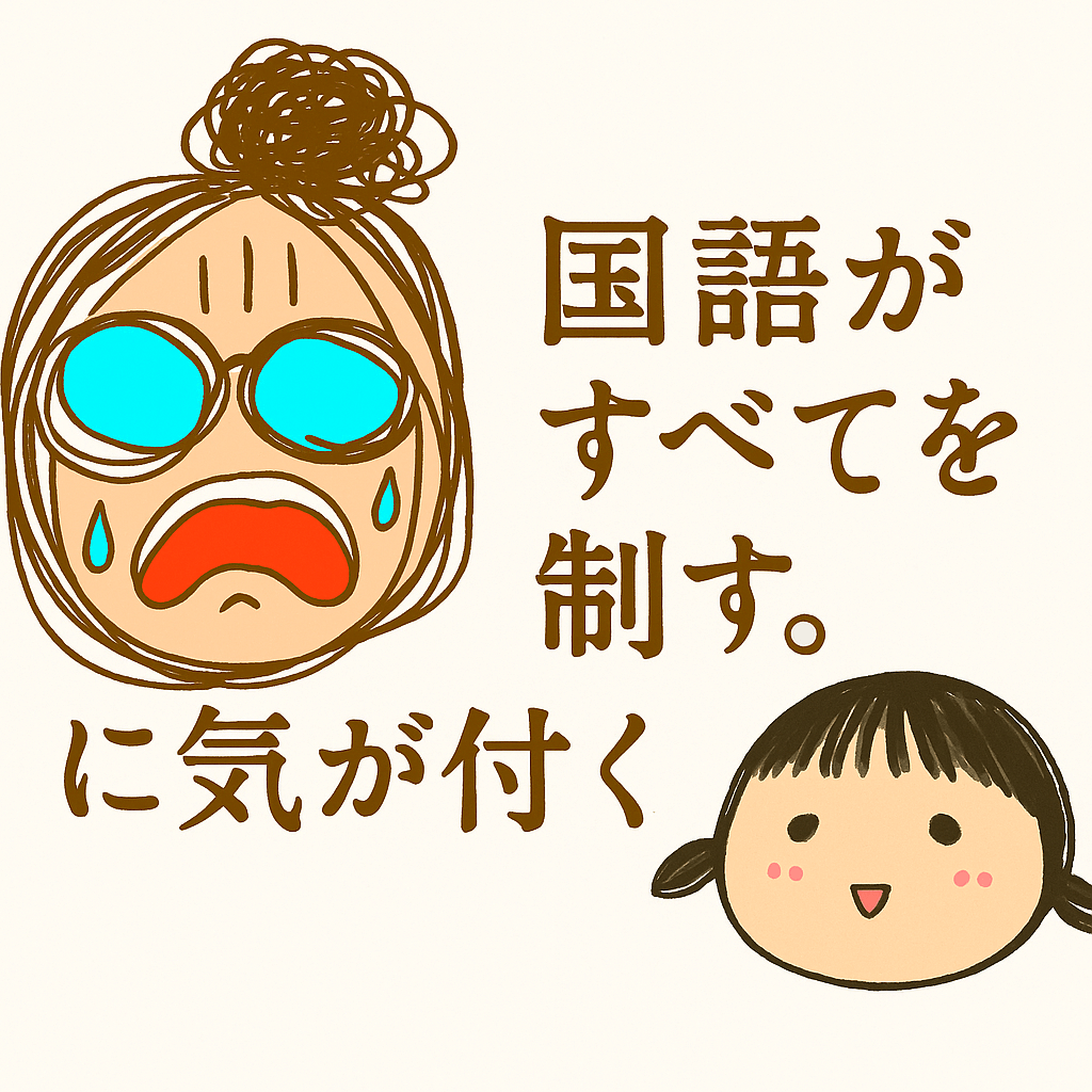 国語がすべてを制す。に気が付く